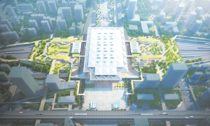 高架广场主体结构全面完工 成都站改扩建转入装修攻坚